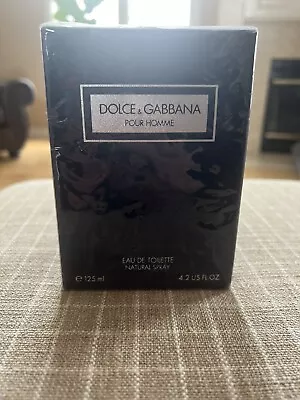 Vintage Dolce & Gabbana Pour Homme 4.2 OZ Eau De Toilette Spray Sealed 125ml • $250