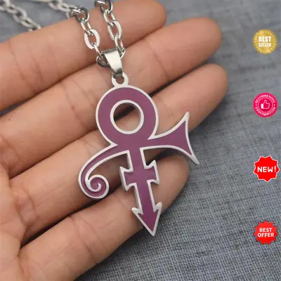 Prince Love Symbol Keychain Singer Music Keyrings Stainless Steel Women Gift 1pc • $20.15