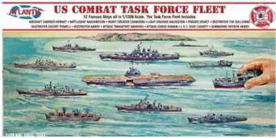 1/1200 US Combat Task Force Fleet Set: 12 Different Ships (formerly Renwal) • $40.20