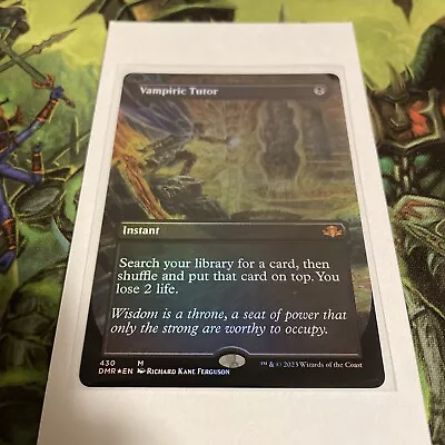 Magic: The Gathering MTG Vampiric Tutor NM DMR 430 Foil Borderless • $60