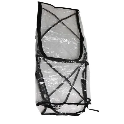 $18.69 • Buy Clear Universal Stroller Rain Cover Trolley Umbrella Raincoat Side Ventilation