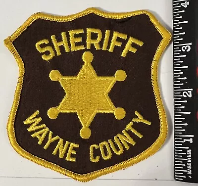 Wayne County Sheriff’s Dept. Michigan Patch • $3.95