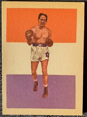 1956 Max Baer 68-13 Heavyweight Gum Adventure Boxing Card #89 • $99