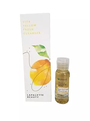 LAPALETTE BEAUTY Vita Yellow Fresh Cleanser 3.38oz + GARNIER MICELLAR WATER  • $12.99