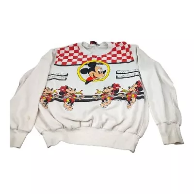 Vintage 1980s Disney Mickey & Minnie Mouse Sweater • $49.99