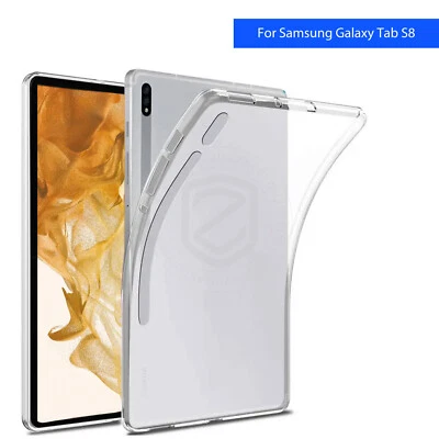$25.95 • Buy For Samsung Galaxy Tab S9 S8 Plus Ultra Case Zuslab Soft Clear Ultra Slim Cover