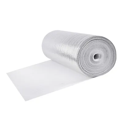 Single Bubble Insulation Roll Foil Insulation Shed Floor Wall Roof Foil Bubble • £8.95
