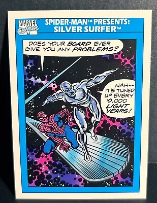 1990 Marvel Comics Impel Spider-Man Presents Silver Surfer #153 Trading Card • $0.99