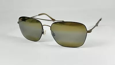 Maui Jim Lava Tube Gold Matte Polarized Sunglasses MJ786-16M • $89.95