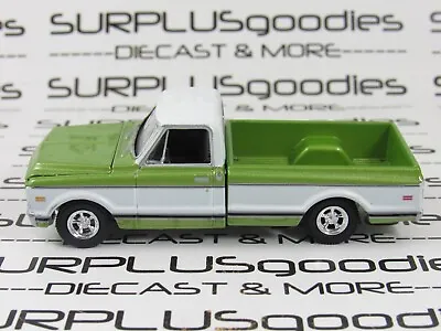 Greenlight 1:64 LOOSE Lime Green & White 1972 CHEVROLET C10 C-10 Pickup Truck • $6.95