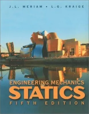 £8.99 • Buy Statics (v. 1) (Engineering Mechanics), Meriam, JL