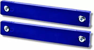 Rubber Molded Magnetic License Plate Holder Magnets Set Of 2 With Blue With Scre • $36.35