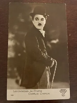 Antique C.1920 Charlie Chaplin United Artists A.N. Paris Postcard Unused • £120.64