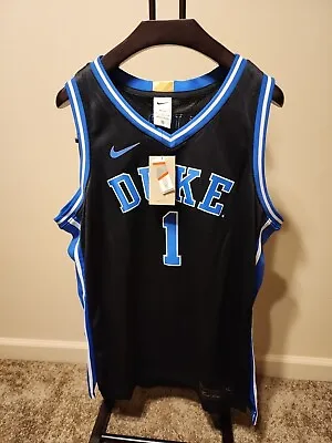 Nike Duke Zion Williamson Elite Jersey Black Blue/XL • $60