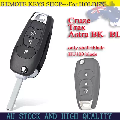 $19.98 • Buy Replace Remote Key Shell For HOLDEN Cruze Trax Astra BK-BL 2016 2017 2018 2019