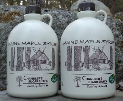 One Gallon Of Pure Maine Maple Syrup - VERY DARK STRONG Grade • $59.99