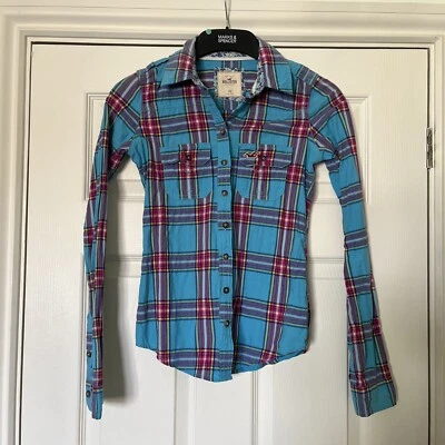 £15 • Buy HOLLISTER Checked Long Sleeved Shirt BNWT Size XS