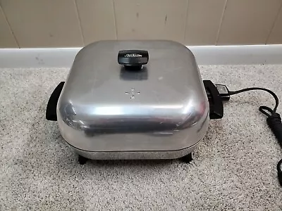 Vintage Sunbeam Electric Skillet S31L-B6 With Cord Tested Working • $37.99