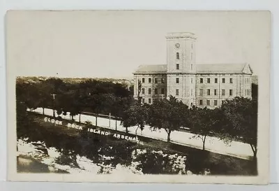 £19.03 • Buy RPPC Clock Rock Island Arsenal 1911 Brian Bluffs Illinois - Lima OH Postcard N20