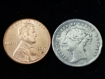 Rare 1800's Victoria Queen Of Great Britain UK Token Jetton Coin Medal NP0037 • $39.95