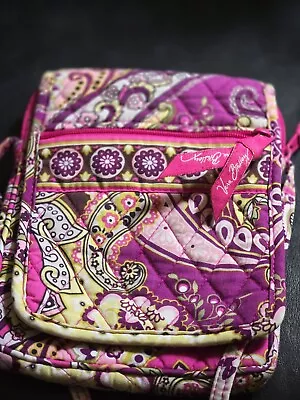 VERA BRADLEY ~ Mini Hipster Crossbody Bag Pink Floral • $6.88