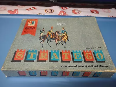 Vintage STRATEGO (Fine Edition) 1963 Milton Bradley 100% Complete • $20