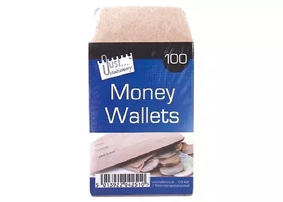 SMALL BROWN DINNER MONEY ENVELOPES Pack Of 100 • £4.25