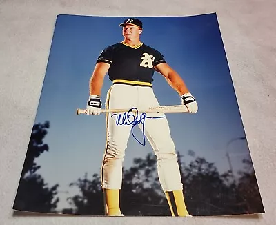 MARK McGWIRE - 1989 UPPER DECK PHOTO AUTOGRAPHED - 8  X 10  GLOSSY - NO COA • $44.44