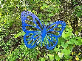  Metal Butterfly Wall Plaque Decor Garden Hang Office Patio Yard Porch Art • $15