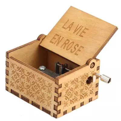 Vintage Retro Wood Music Box You Are My Sunshine Hand Cranked Musical Case   • £6.79