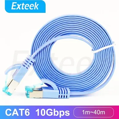 $1.83 • Buy 1m 3m 15m 20m 25m 30m 40m Ethernet Network Lan Cable CAT 6 1000Mbps RJ45 Lot