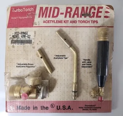 Victor Equipment Mid-Range Acetylene Kit And Torch Tips • $100