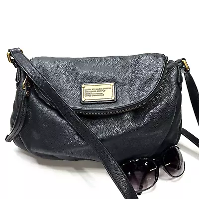 MARC BY MARC JACOBS Classic Q NATASHA Black Crossbody Shoulder Bag • $138