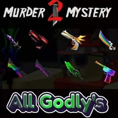 Roblox Murder Mystery 2 MM2 All Super Rare Godly Knives And Guns *FAST DELIVERY* • £2.49