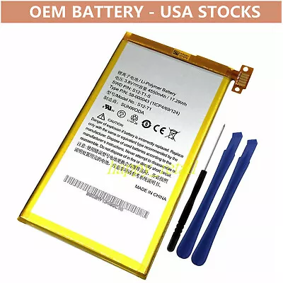 New Battery 58-000043 S12-T1-S For Amazon Kindle Fire HDX 7  3rd Gen C9R6QM • $17.80