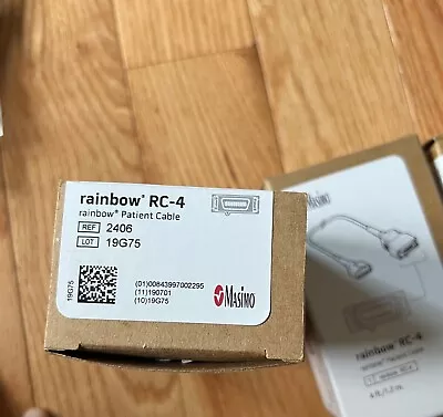 Masimo SET Rainbow RC-4: Patient Cable 4ft Ref: 2406 Brand New In Box • $75