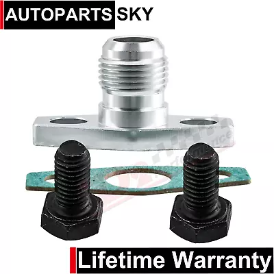 AN10 Turbo Oil Return Drain Flange Adapter Kit For Garrett GT28 GT30 GT35 T20 • $10.99