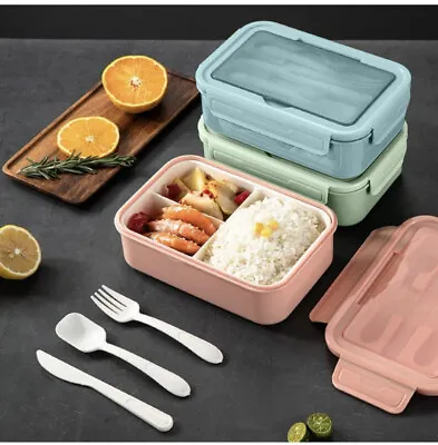 1400 ML Bento Lunch Box For Adults Kids Containers For Adult Food Container • $13.99