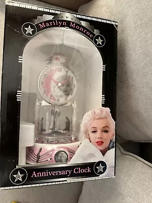 Marilyn Monroe Collectors New York Dome Anniversary Clock Pink NIB 9   • $25