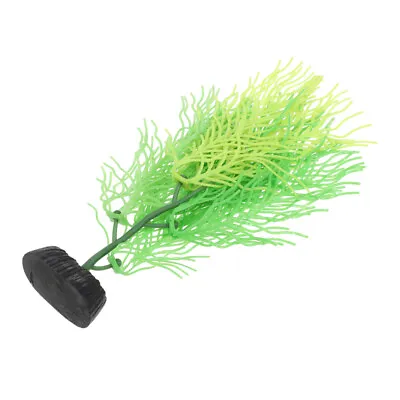  Silicone Plastic Simulation Hornwort Decorative Seaweed Adornment • £10.58