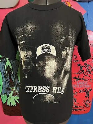 Vintage 1992 GEM Cypress Hill Somethin For The Blunted Shirt Tour Original • $175