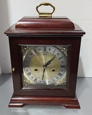 Vintage Ridgeway  Mechanical Mantel Clock 2 Hammer Chime • $74.50