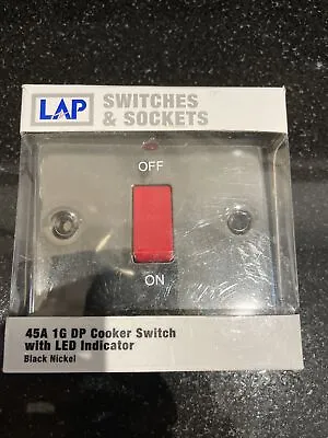 Lap 45A Black Nickel Cooker Switch • £3