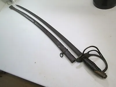 Rare Us Civil War Period Mexico Cavalry Sword With Scabbard A.c. Marked • $600