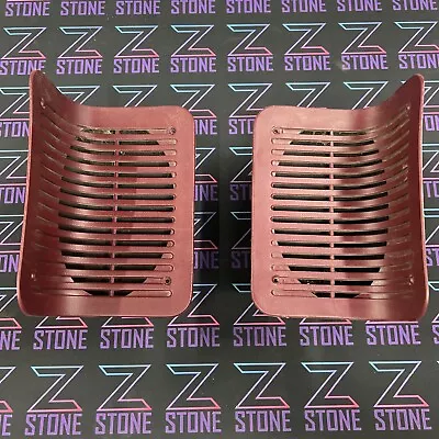 1992-1996 Ford F-150 F-250 F-350 Rear Maroon Speaker Grille Cover + Speaker Pair • $146.95