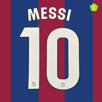 FC Barcelona 2023-24 Home Messi #10 Jersey Authentic Name Set • $35.99