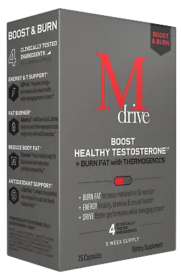 MDRIVE BOOST AND BURN Fat Thermogenics Testosterone Nugenix Thermo TryMdrive • $49.99