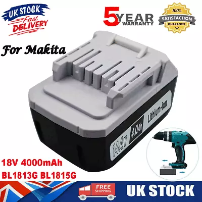 4.0Ah For Genuine Makita G-Series 18Volt Battery BL1813G BL1815G BL1811G BL1840G • £32.90