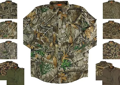 Magellan Outdoors Hunt Gear Shirt Men's Sportswear Rip-Stop Long Sleeve Vented • $22.99