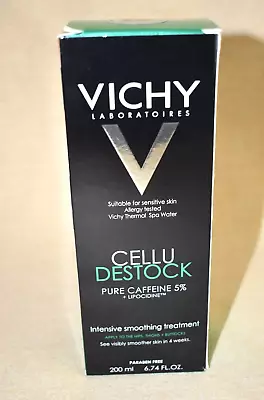 Vichy CELLU DESTOCK Intensive Smoothing Treatment Pure Caffeine 5% 200ml 6.74oz • $74.99